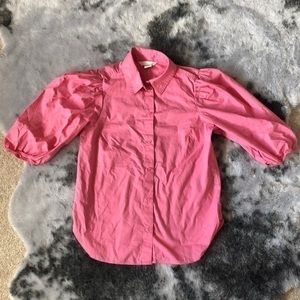 H&M xs puff sleeve shirt